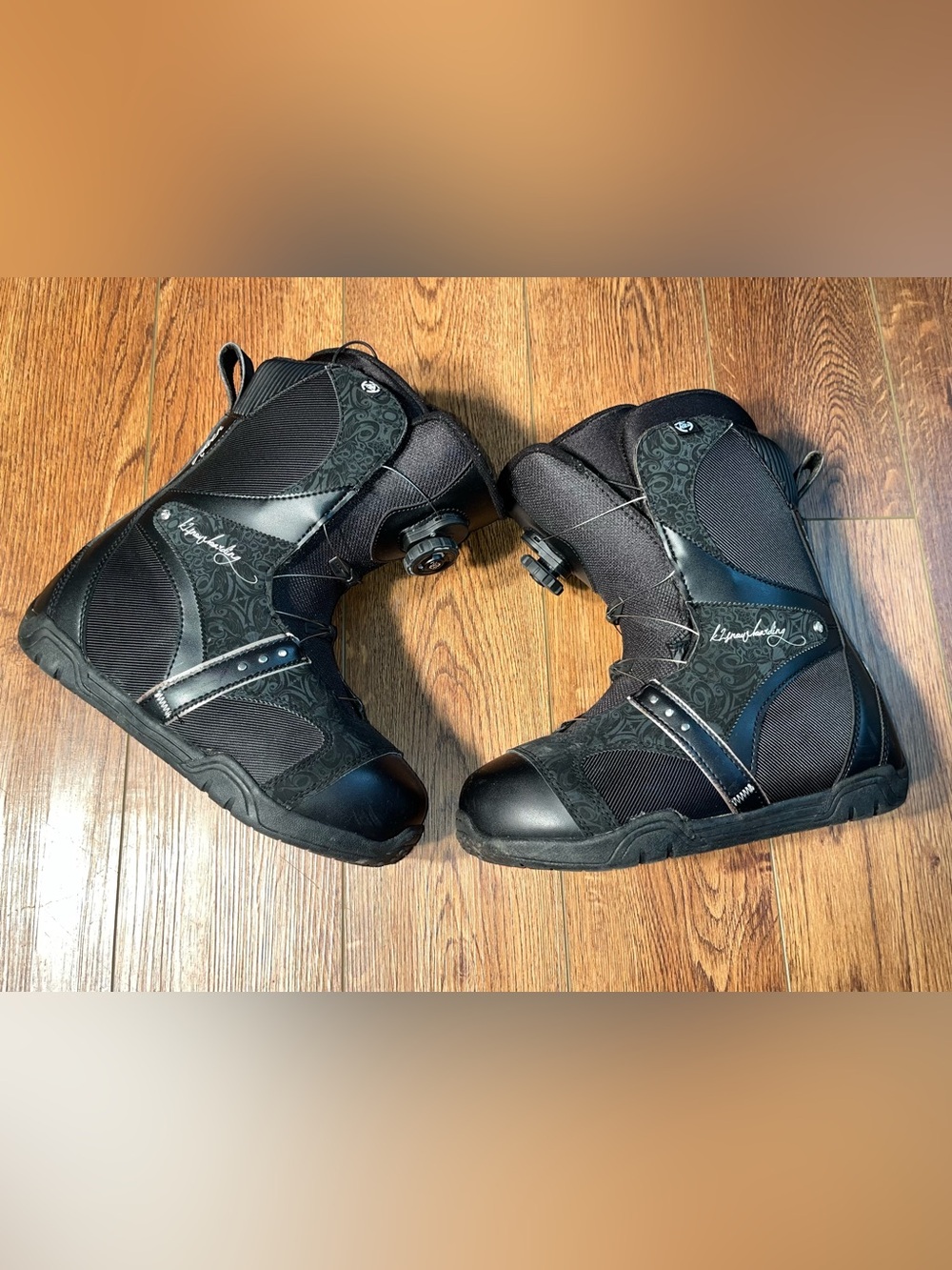 Women’s K2 Haven Coiler BOA Snowboarding Boots Size 9 Black